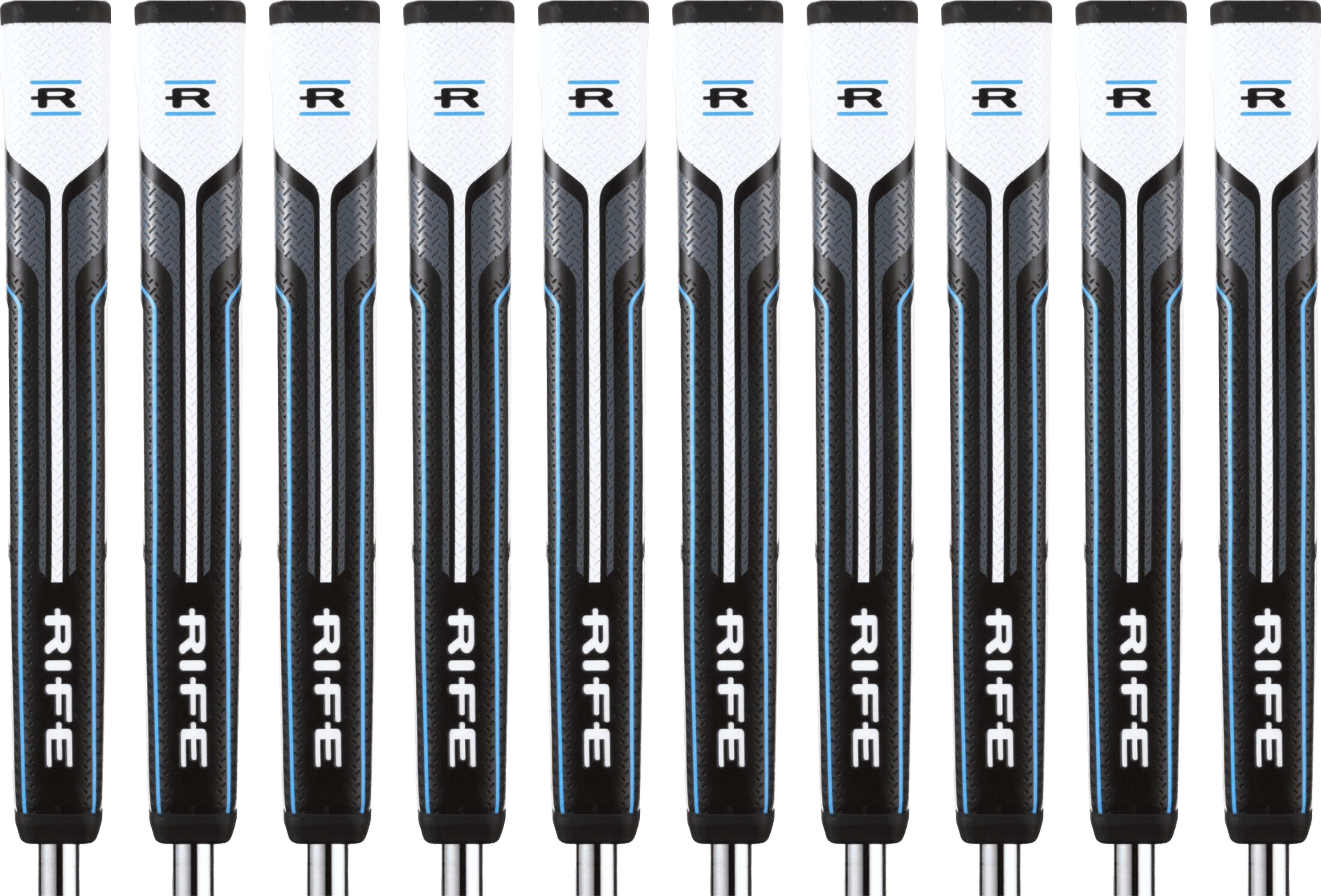 10 PACK Rife RG 4.0 Golf Putter Grip Set