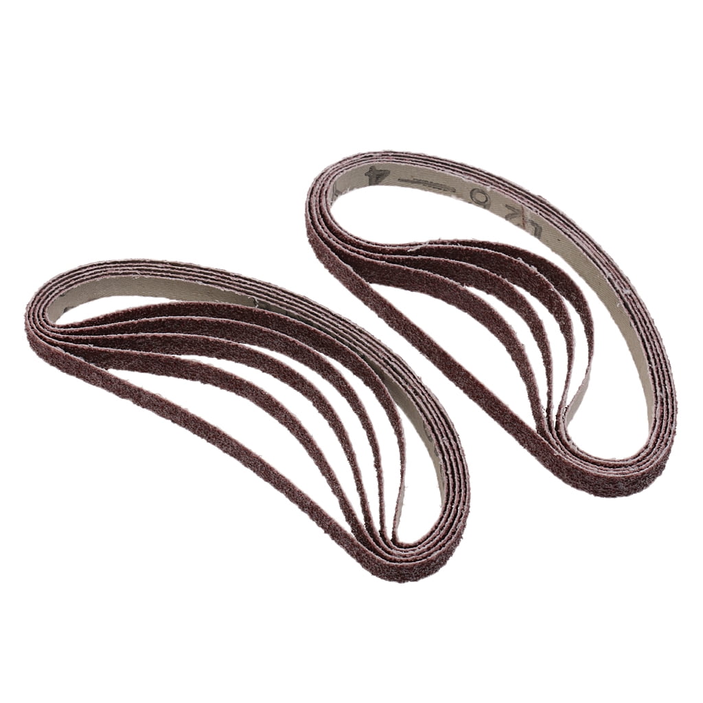 10 PACK SANDING BELTS MULTI CHOICE OF MIXED SIZES AND GRITS FOR BELT