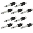 thumbnail image 1 of 10 PACKS RCA Female Jack To 6.3mm 1/4" Male Mono Plug Audio Adapter Connector TAPDRA Spare Part, 1 of 4