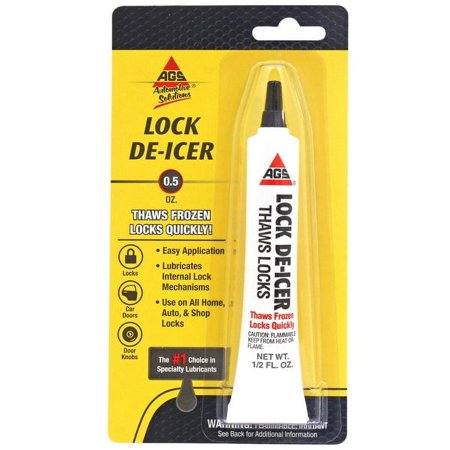 10 PC AGS Quick N Clean General Purpose Lock De-Icer 0.5 oz