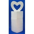 thumbnail image 1 of 10 PC EPS Polystyrene Styrofoam Open Hearts 12" Floral Craft, 1 of 1