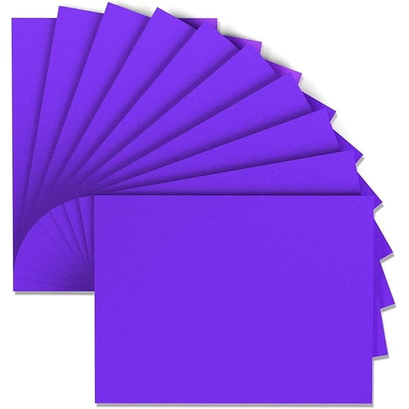 10 PC Purple Eva Foam Sheets Crafts 9x12 Inch 2mm Halloween Craft Foam Paper for Party Preschoolers Classroom Decor Scrapbooking DIY Cosplay(10 Sheets)