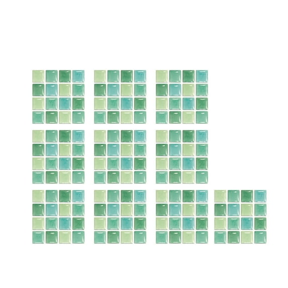 10 PC Shower Tiles Peel and Stick Waterproof Mosaic Tile Sheets for Bathroom Wall Backsplash Self-Adhesive 3D Tile Sticker 02-As shown
