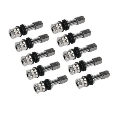50Pcs Metal/Chrome Tire Valve Stems High Pressure Bolt in
