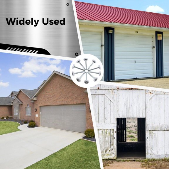 10 PCS 1.8'' Garage Door Rollers with 4.7-inch Stem, Quiet Garage Door Replaceable Wheel, Nylon Garage Roller Replacement, Door Roller for Garages, Barns, Warehouses$$Tools & Hardware Other