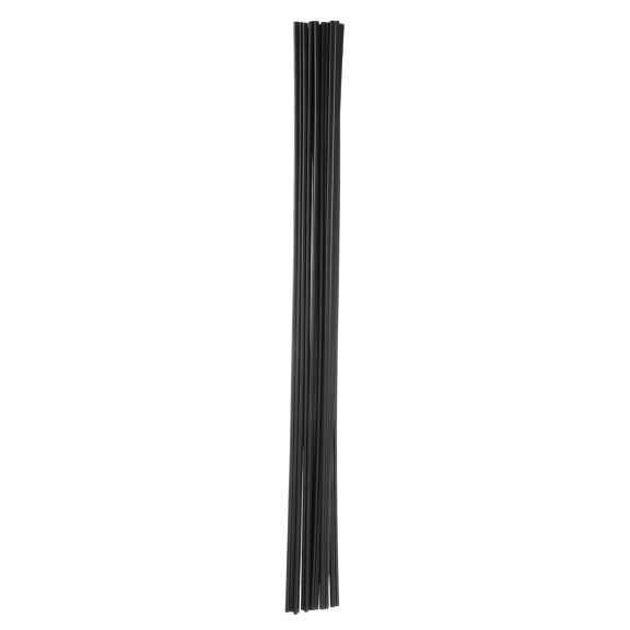 10 PCS 12.99in ABS Plastic Welding Rods, Double-Strand Round 5mm Diameter, Black