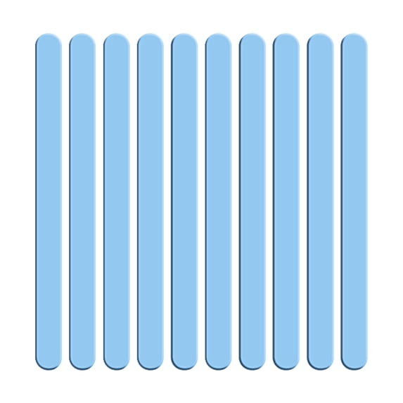 10 PCS 24 Cavity Ice Cream Sticks, 4.5 Inch Colored Food Grade Acrylic Popsicle Sticks - Great for Party DIY Craft Creative Designs and Children Education