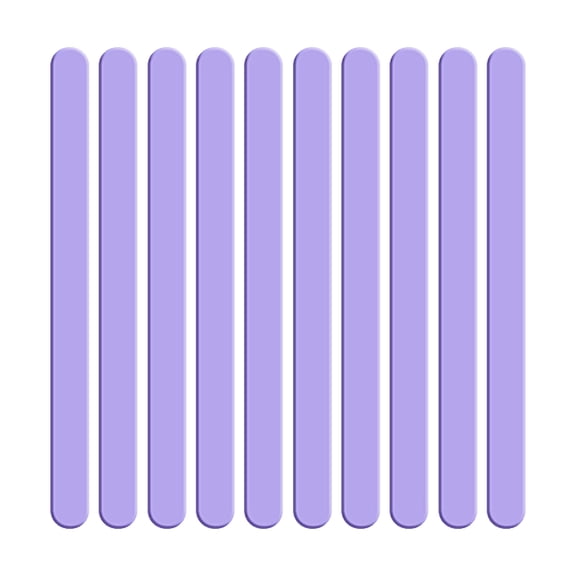 10 PCS 24 Cavity Ice Cream Sticks, 4.5 Inch Colored Food Grade Acrylic Popsicle Sticks - Great for Party DIY Craft Creative Designs and Children Education