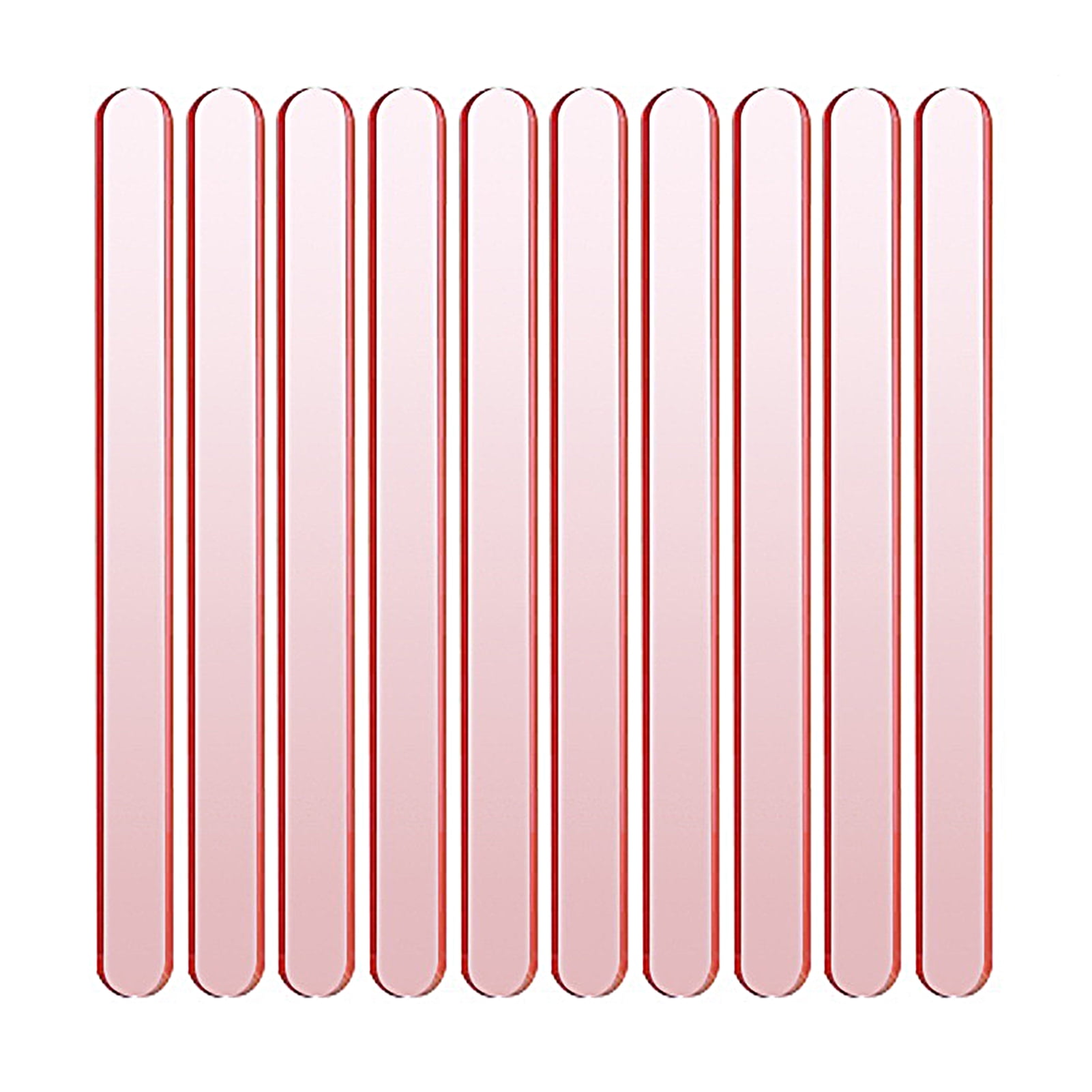 ACFENG 20pcs of Reusable Acrylic Sticks for Ice Cream,Popsicle,Kids Projects,Classrooms,Home,Party and More (White, 4.72’’ Long)