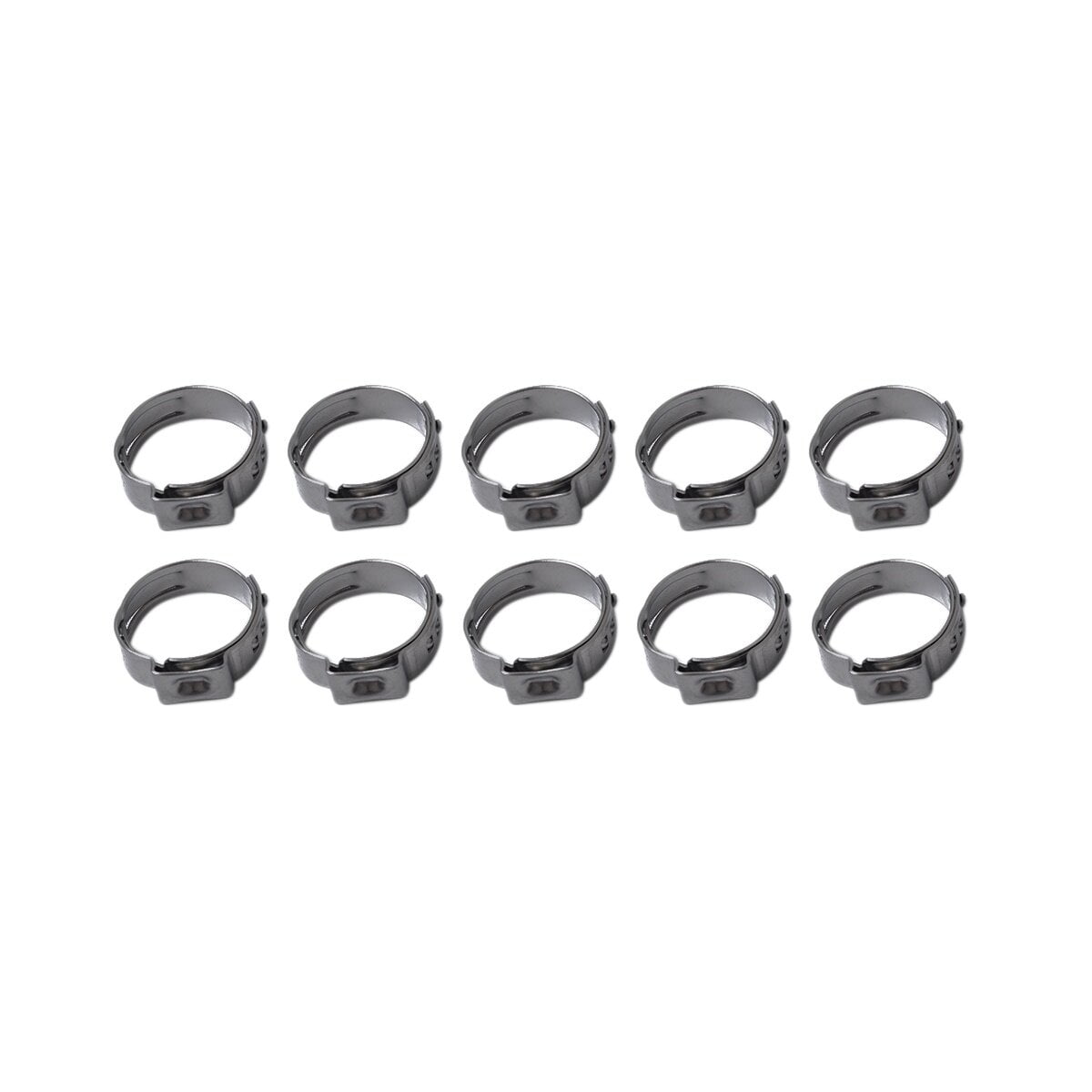 10 PCS 304 Stainless Steel Single Ear Hose Clamps Diameter 12 8 15 10-pcs-304-stainless-steel-single-ear-hose-clamps-diameter-12-8-15