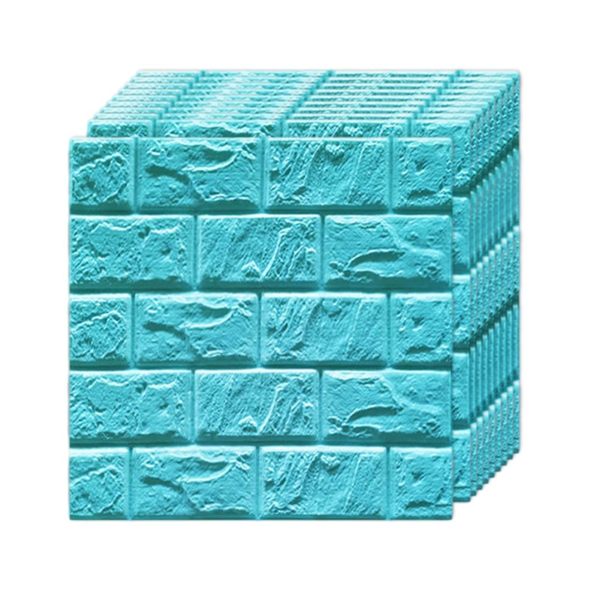 1pcs 35*30cm Wallpaper Brick 3d Wall Sticker Foam Self Adhesive