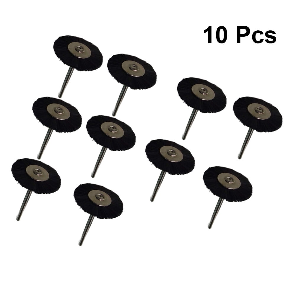 10 PCS 3MM Nylon Wheel Brush Set Derusting Polishing Wheels Abrasive