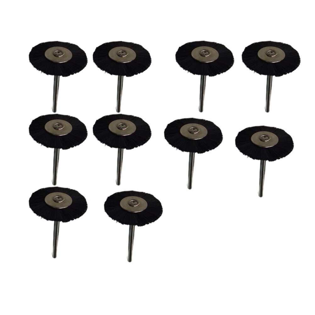 10 PCS 3MM Nylon Wheel Brush Set Derusting Polishing Wheels Abrasive
