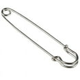 thumbnail image 1 of 10 PCS 4 Inch Large Metal Safety Pin--Big and Strong Enough to Hold Heavy-Weight Fabrics and Materials Canvas, Leather, Upholstery, 1 of 4