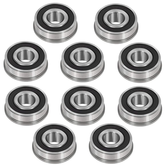 10 PCS 5/8" x 1-3/8" flanged Ball Bearing Lawn Mower Wheel Bearings Carts Wheel Bearing.Replacement for JD AM118315, AM35443, Stens 215-038, 215-061,Oregon 45-047, MTD 741-0141 Ariens 0546200