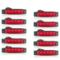 thumbnail image 1 of 10 PCS 6LED/pc AUTO SignalSide Marker Lamp Rear Lights Clearance Tail Lights for Bus Truck VanRV Lorry, 1 of 9
