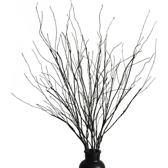 10 PCS Artificial Twigs Curly Willow Branches, 30.7 Inches Lifelike Bendable Artificial Branch Flower Dried Stems for Home Decoration