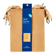 Hello Hobby Large Kraft Paper Bags for All Age Groups, Reusable Eco Bags, 8 x 10, 13 Count, Brown