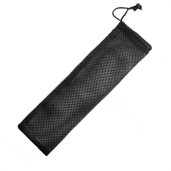10 PCS Bird Feeder Mesh Bags with Drawstring, Hanging Nesting Material Holder, Polyester Hexagonal Net Pouch for Parrots and Wild Birds(Black)