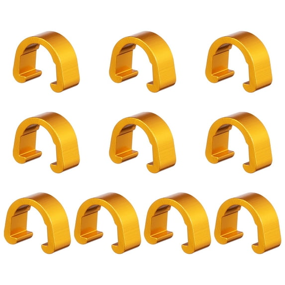 10 PCS Brakes C Shaped Buckle C-shaped Buckle for Bike Lines Bike C- Bike Buckle