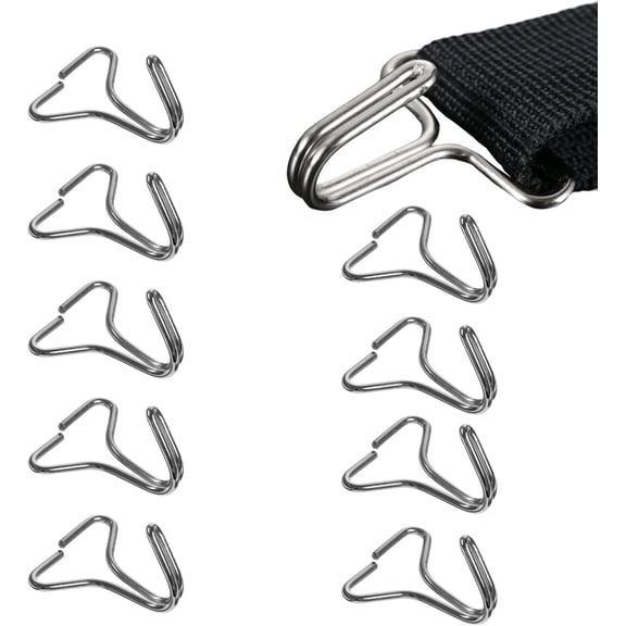 10 PCS Car Seat Cover Hooks, Fixing Hanger Fastener Locking Clip for Car Headrest Cover, Fixing Hook for Vehicle Seat Cushion Mat Installation Replacements, Car Accessories