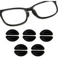 thumbnail image 1 of 10 PCS Clear Silicone Air Bag Eyeglass Nose Pads for Glasses Comfort, 3 mm Adhesive Eye Glasses Nose Pads Non Slip Anti Slip Nose Pieces for Sunglasses Plastic Frame Glasses Replacement, 1 of 8