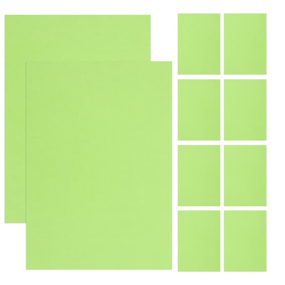 10 PCS Contruction Paper Construction Christmas Colors Child Green