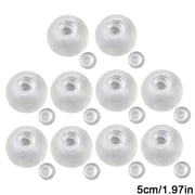 10 PCS DIY Empty Squishies Balloon Skins, 6cm Clear Elastic Rubber for Homemade Stress Balls, Fillable Sensory Toy Kit, Slow Rising DIY Craft