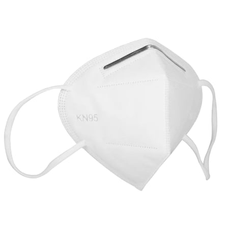10 PCS Disposable KN95 Mask FFP2 Soft Breathable Protective Mask 95% Filtration Safety Masks Non-woven Fabric Face Mouth Mask - White