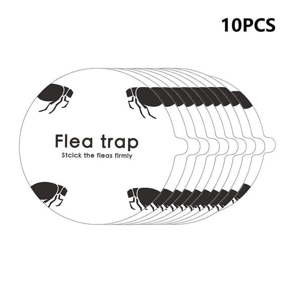 10 PCS Disposable Sticker Trap Sticky Dome Flea Trap Refills