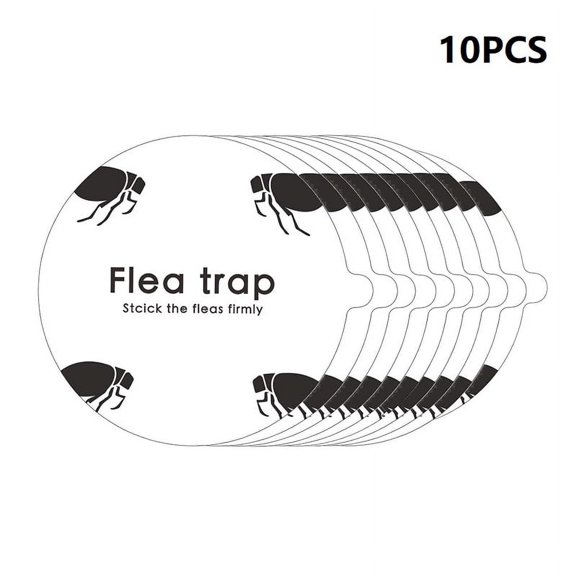 10 PCS Disposable Sticker Trap Sticky Dome Flea Trap Refills