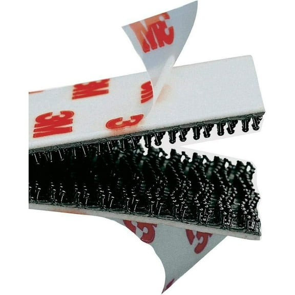 10 PCS Dual Lock Tape SJ3550 Black Reclosable Fastener Indoor/Outdoor UV Resistant