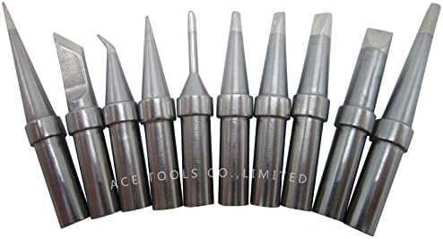 10 PCS ET Replacement Soldering Tips for WE1010 WE1010NA WES51 WES50 ...