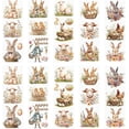 thumbnail image 1 of 10 PCS Easter Animal Theme Rub On Transfer Sticker,Rabbit Sticker Sheep Decal for Present Packaging DIY Scrapbooking Albums Furniture,10 * 30cm, 1 of 5