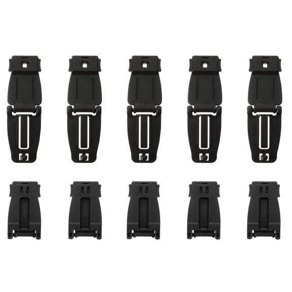 10 PCS Clear Pouch Keychain Rangefinder Backpack Accessories Buckle