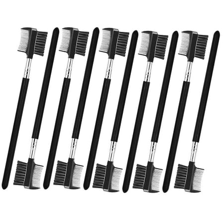 10 PCS Eyelash Comb and Eyebrow Brush Comb, Eyebrow Eyelash Brush Makeup Tool for Eyelashes extension (10 Count (Pack of 10))