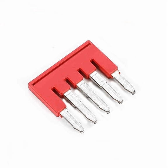 10 PCS FBS 5-5 Plug-in Bridge. Compatible with model 3030190. Pitch: 5.2 mm For PT2.5 ST2.5 STTB2.5 Terminal Blocks