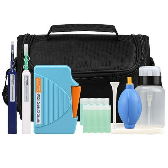 10 PCS Fiber Optic Cleaning Kit Optical Fiber Cleaner Tool with Fiber Cleaning Cassk7914