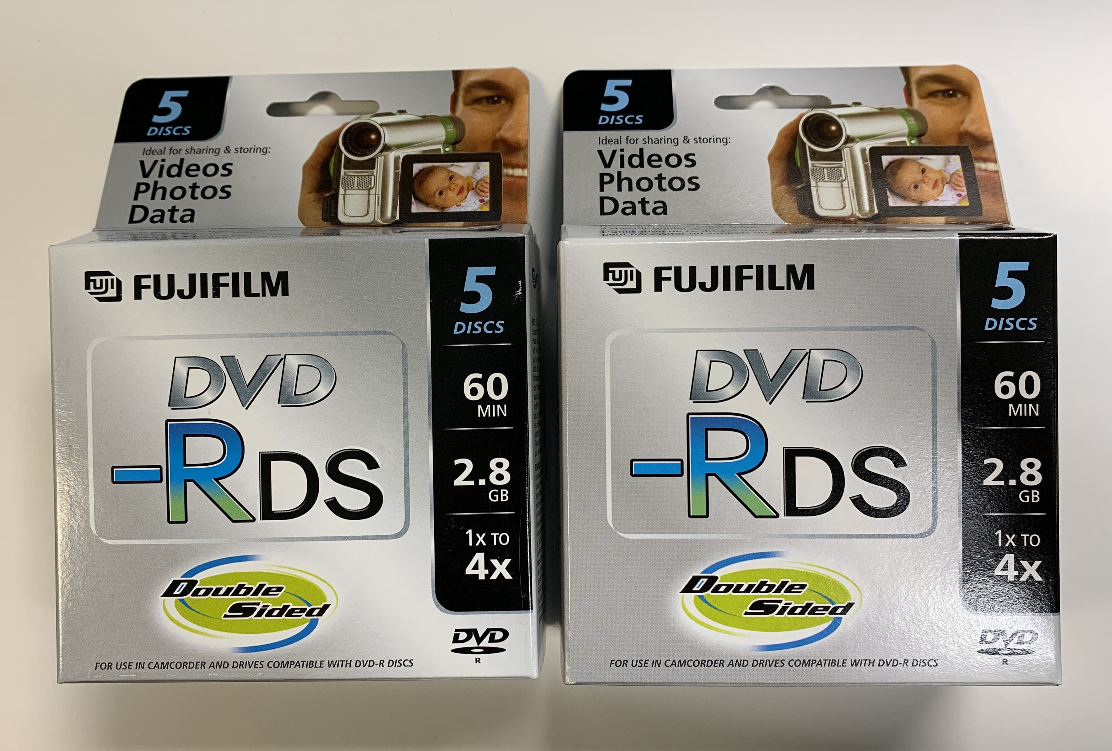 10 PCS Fujifilm DVD-R DS Camcorder 2.8GB 60 Minutes Discs, 25302910 10 PCS Fujifilm DVD-R DS Camcorder 2.8GB 60 Minutes Discs, 25302910