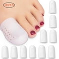 thumbnail image 1 of 10 PCS Gel Toe Protectors, Breathable Toe Covers, Big Toe Caps Guards for Men and Women, Toe Sleeves for Ingrown Toenails, Corns, Blister, Calluses, Toe Cushions for Foot Pain Relief, B, 1 of 6