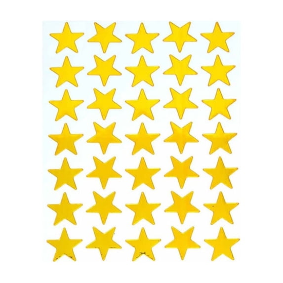 10 PCS Gold Star Stickers, Gold Star Sticker for Reward, Foil Stars Stickers, Small Mini Stars Sticker for Planner, Floors, Walls, Laptops, and Smooth Surfaces (350 Stars)