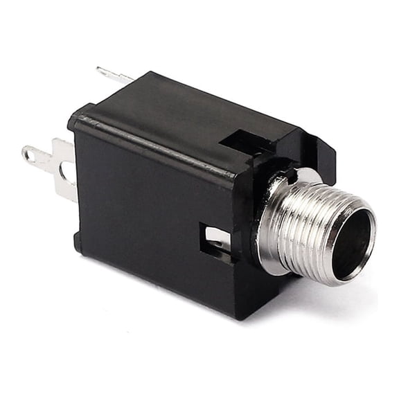 10 PCS Guitar Output Jack Guitar Endpin Jack Cylinder Jack Guitar Stereo Jack Socket Guitar Input Jack