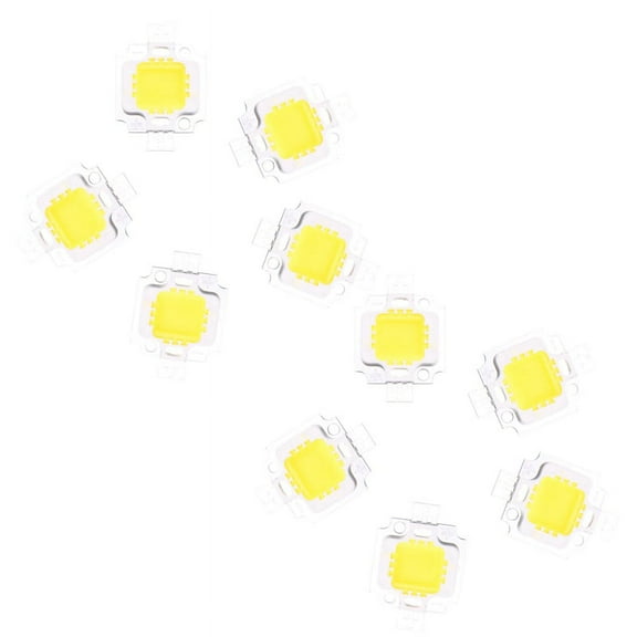 10 PCS IC LED Bulb Warm White 10W 3200K 800LM 9 - 12V