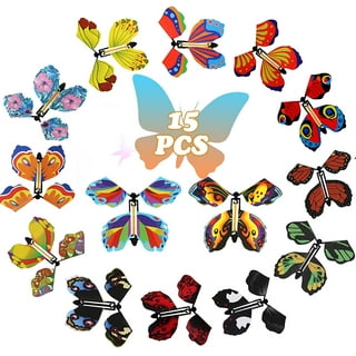  ECJWEI Flying Butterfly, Flutter Flyers Butterflies, Wind Up  Butterfly for Kids Boys Girls Christmas Surprise Gifts Stocking  Stuffers/Birthday Surprise Gift/Explosion Gift Box/Thank-You Card(10Pcs) :  Toys & Games