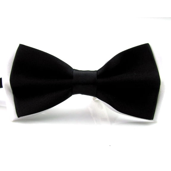 10 PCS Men Tuxedo Satin Adjustable Bowties Wedding Party Formal Pre-tied Bow Ties