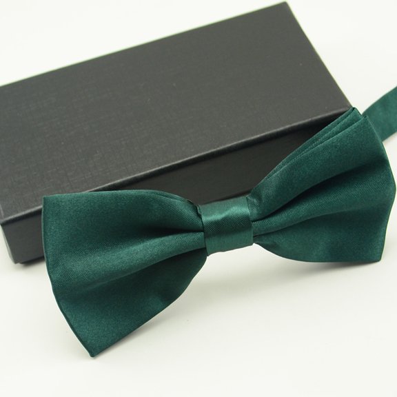 10 PCS Men's Tuxedo Satin Plain Solid Color Adjustable Wedding Bowties Bow Ties
