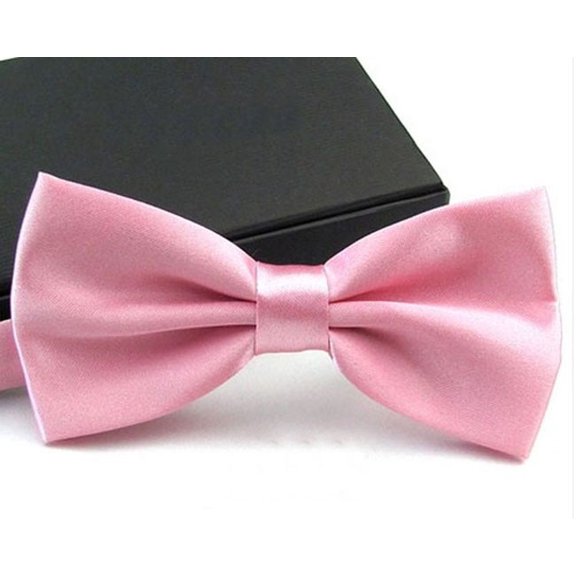 10 PCS Men's Tuxedo Satin Plain Solid Color Adjustable Wedding Bowties Bow Ties