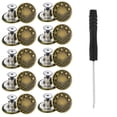 thumbnail image 1 of 10 PCS Metal Jeans Buttons 17mm Replacement No-Sew Screw Button Repair Kit DIY, 1 of 6