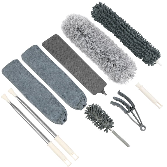 10 PCS Microfiber Feather Duster Kit, Dusters for Cleaning with ...