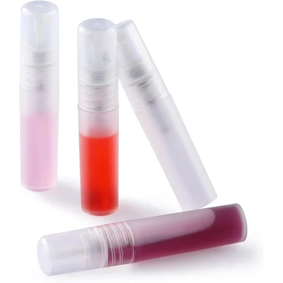 10 PCS Mini Perfume Travel Spray Bottle Refillable, Plastic Hair Perfume Atomize